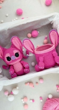 Tetéia Amigurumis - Aline Santiago - Angel e Potinho - Portuguese