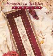 Friends In Stitches Sampler - The Needles Work V by Dawn Lewis
