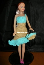 Maguinda Bolsón - Victoria dress and bag set for dolls