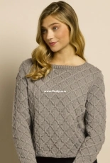 Doulton Diamond Cable Pullover - Irina Poludnenko