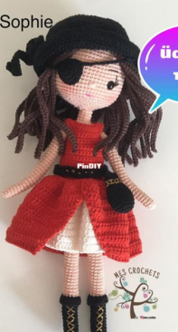 Mes Crochets - Sibel Eroglu - Pirate Sophie - Korsan Sophie - Turkish - Free