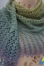 Ágnes Kutas Knitwear Design-Oasis Hideaway Shawl by Ágnes Kutas-Keresztes-English,German,Hungarian