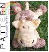 Fiber Doodles - K4TT - Pillow Pal Giraffe pillow pal