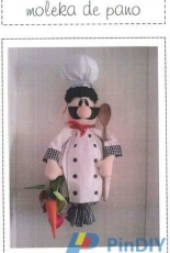 Cozinheiro Puxa Saco - Moleka de Pano - Portuguese