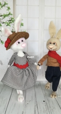 Irina Oganyan - Rabbits Ben and Bunny - Ирина Оганян - Зайки Бен и Банни - Russian
