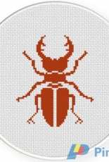 Daily Cross Stitch -  Beetle