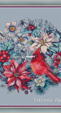 Red cardinal bird - Viktoriia Pakhomova XSD