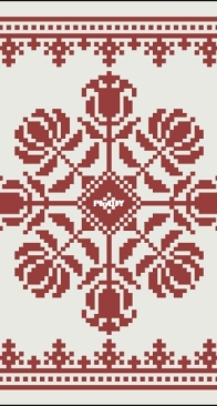 Modern Folk Embroidery - Biedermeier Bouquet XSD+PCS