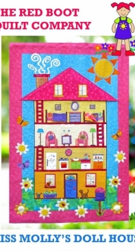 The Red Boot Quilt Company - Miss Mollys Doll House - Antonie Alexander - Free