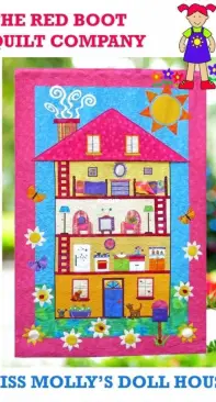 The Red Boot Quilt Company - Miss Molly's Doll House - Antonie Alexander - Free
