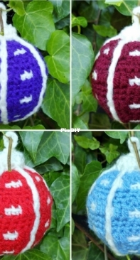 Crochet at Teris - Teri Hamilton - Traditional Christmas Decoration #1 - Free
