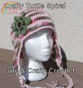 Cute and Crafty Crochet - Martina Gardner - Crafty Turtle Spiral Hat