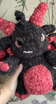 Hollys Yarn Creations - Holly Zacco - Natsu the Demon Dragon