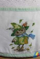 Inga Paltser Autumn Owl Bib