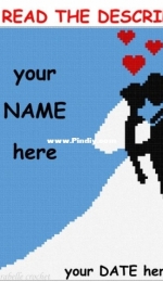 DarabelleCrochet - Groom and bride silhouette