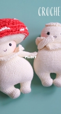 My Crochet Wonders - Marina Chuchkalova - Mushroom Dude - Russian