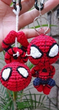 Crochetastico - Araceli G Hernandez  - Spiderman - Hombre Araña - Spanish