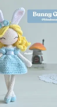 Bluu Bunny Crochet - Renata Volent - Bunny Girl Cal Version
