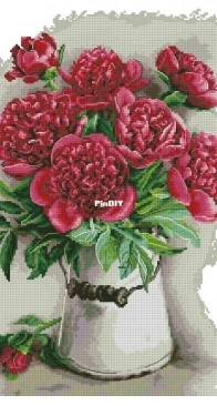 Coricamo 10377 Captivating peonies XSD
