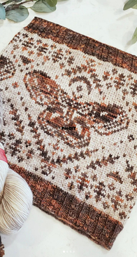 Cecropia Cowl by Mary P. Hunt - Hunt Hand Knits