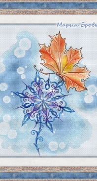 Autumn And Winter Met by Maria Brovko