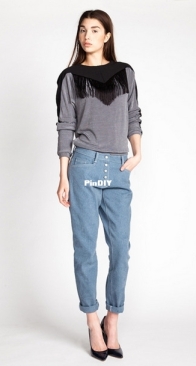 Named Clothing - Saara and Laura Huhta - No 05-046 - Wyome Boyfriend Jeans - Sizes 44-46