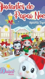 Daiart Atelie - Ajudantes de Papai Noel- Santa Claus Helpers - Felt - Portuguese