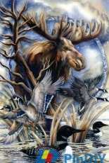 Stitch Boss - Sometimes Im By Myself But Im Never a Loon by Jody Bergsma