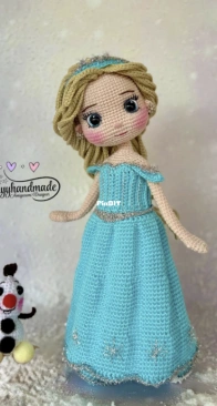 Meryyhandmade - Ozmel amigurumi - Meryem Gümüş Çakır - Elsa