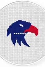 Daily Cross Stitch - Eagle Head