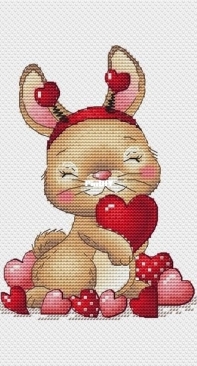 Bunny With Hearts by Svetlana Sichkar XSD