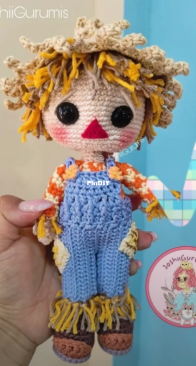 JoshiiGurumis - Ana Jocelyn Ayometzi Carreto - Espantapájaros- Spanish