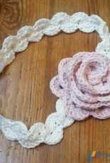 Amalou Designs - Marielle Maag -Romantic hair band with rose - German