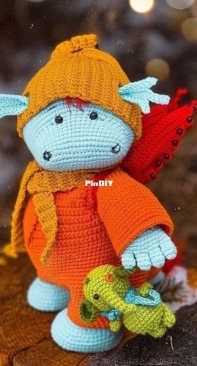 Sveta Crochet Pattern - Sveta Lutik Toys - Svetlana Lutik - Dragons Outfit
