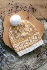 Goldenrod Hat by Karolina Adamczyk-English,Polish-Free