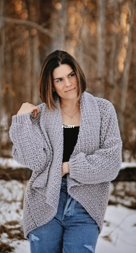 Salena Baca Crochet - Salena Baca - Big Cozy Cardigan