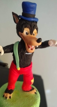 Clay big bad wolf