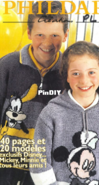 Phildar Creations No.323  Les Nouveautes Disney! 1999 - French