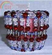 BOLEKS-534 BEADED VOTIVE HOLDER