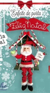 ArTÊ-lie - Bruno Nascimento - Merry Christmas Door Ornament - Enfeite de Porta Feliz Natal - Portuguese