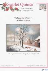 Scarlet Quince STR003 Village in Winter