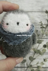 Little owlet - Fluffy owlet - Russian