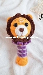 Raiskay Toys - Svetlana Rayskaya - Crochet rattle pattern lion