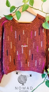 Nomad Stitches - Sandra Gutiérrez - City Lights Pullover