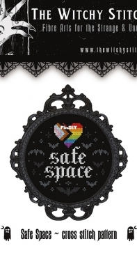 The Witchy Stitcher - Safe Space - Pride Month PCS + XSD