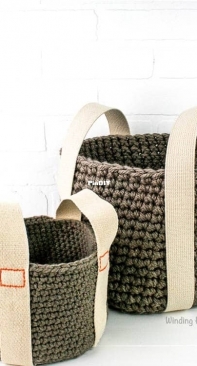 Winding Road Crochet - Lindsey Dale - Sturdy Bottom Basket -  Free