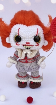 Crochet pennywise doll sales pattern