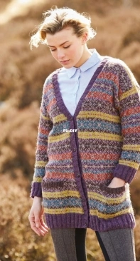 Ethel Cardigan by Lisa Richardson - English, French, German
