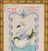 Nora Corbett NC147 Seven Swans a Swimming PCS