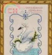 Nora Corbett NC147 Seven Swans a Swimming PCS